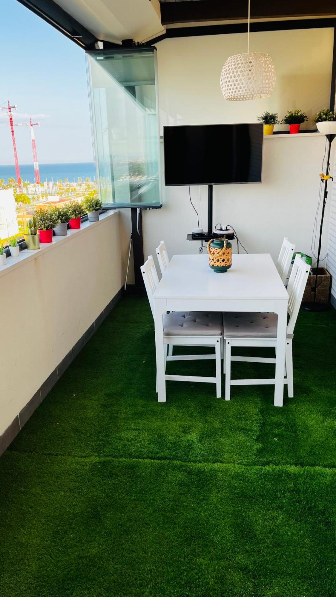 Atico Con Piscina Y Vistas Al Mar Habitat Litoral Apartman Málaga Kültér fotó
